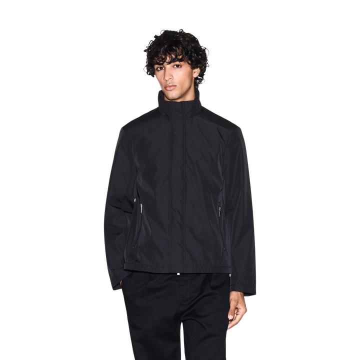 Armani Exchange chaqueta de hombre negra vista frontal