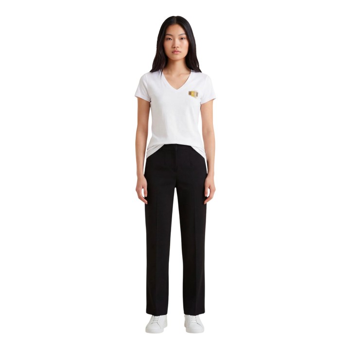 Armani Exchange camiseta de mujer blanca XW002321 AF10356 vista frontal