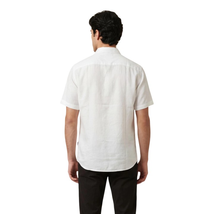 Armani Exchange camisa blanca de hombre XM001223 AF14619 vista posterior