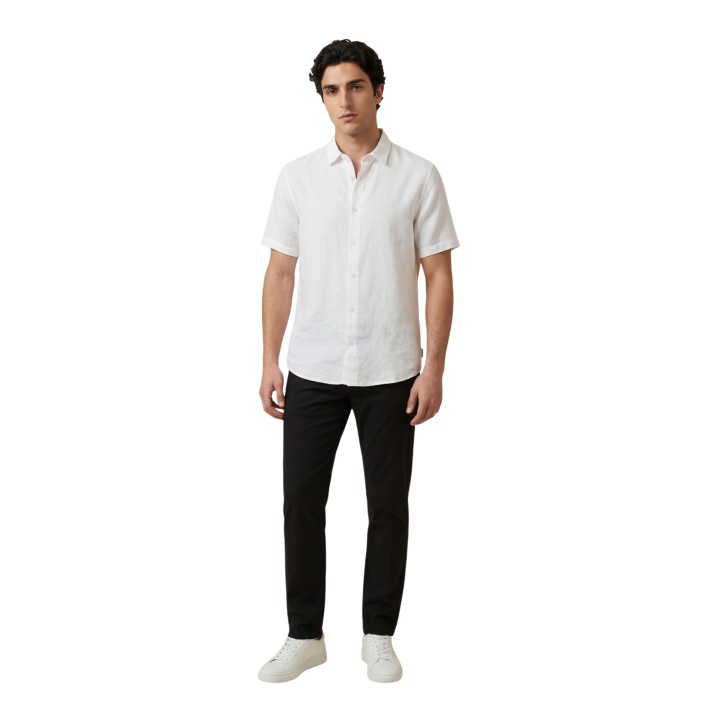 Armani Exchange camisa blanca de hombre XM001223 AF14619 vista frontal