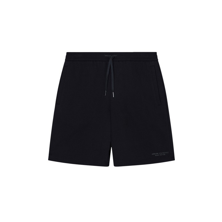 Armani Exchange pantalón corto de hombre negro vista frontal