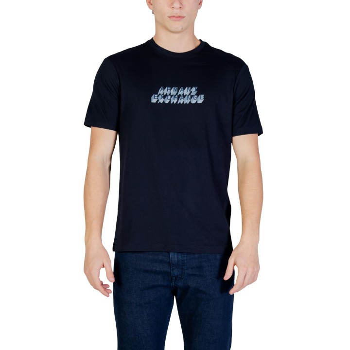 Camiseta de hombre Armani Exchange XM002779 AF10358 azul oscuro vista frontal
