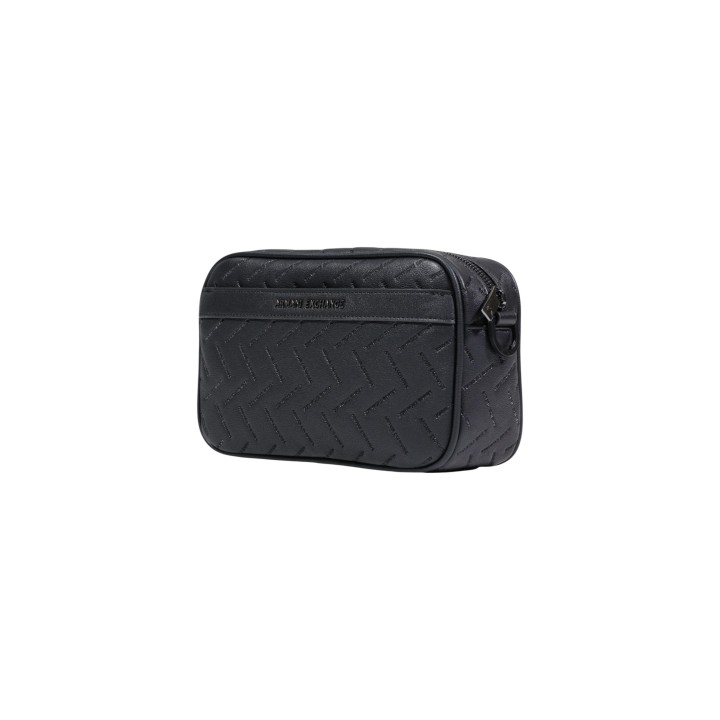 Bolso de hombre Armani Exchange negro XM002600 AF22652 vista de tres cuartos