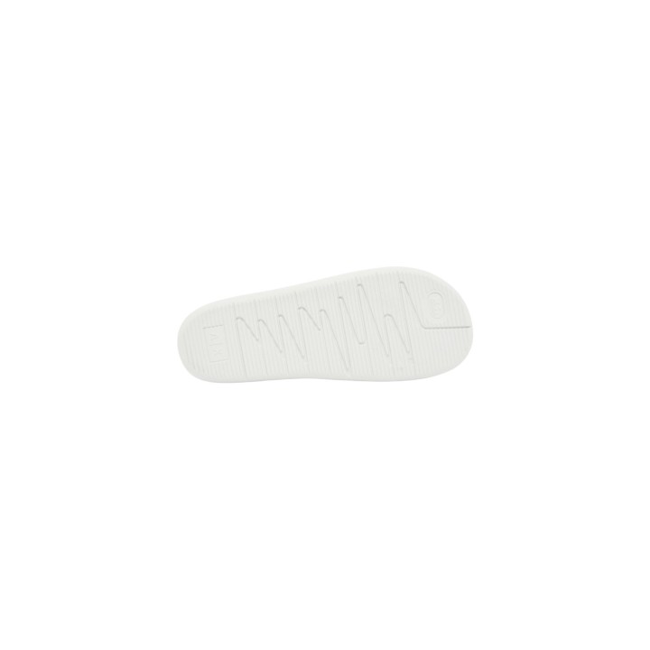 Suela blanca de chanclas de hombre Armani Exchange vista posterior