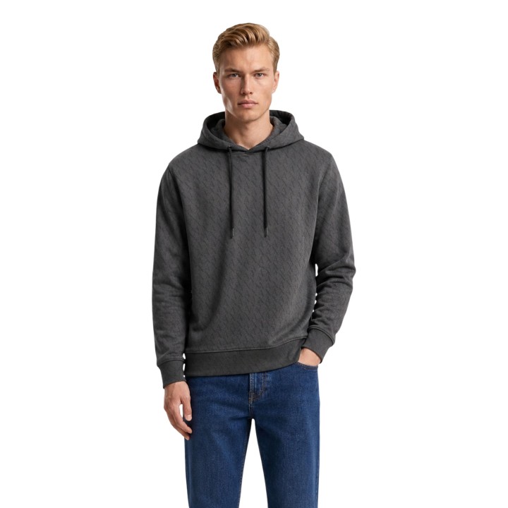 Armani Exchange sudadera de hombre verde oscuro XM001225 vista frontal