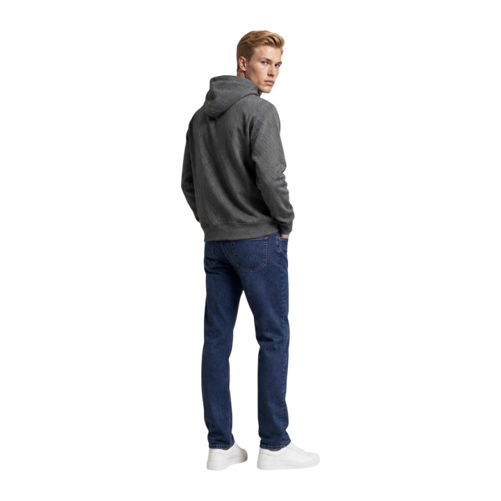 Armani Exchange sudadera de hombre verde oscuro XM001225 vista posterior de tres cuartos