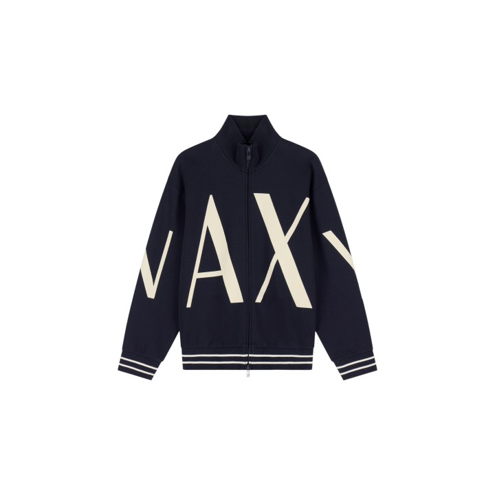 Armani Exchange sudadera negra de hombre XM002950 vista frontal