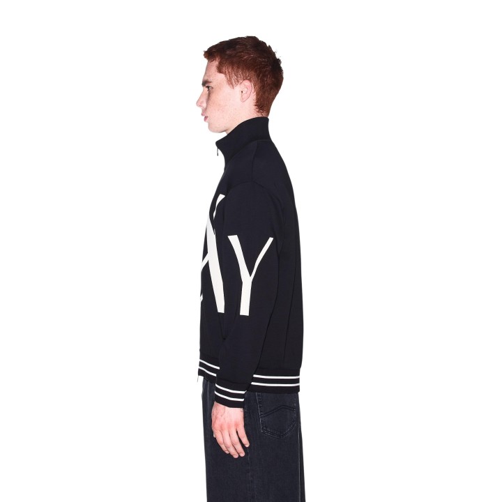 Armani Exchange sudadera negra de hombre XM002950 vista lateral