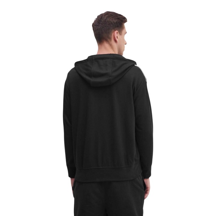 Armani Exchange sudadera de hombre negra con capucha vista posterior