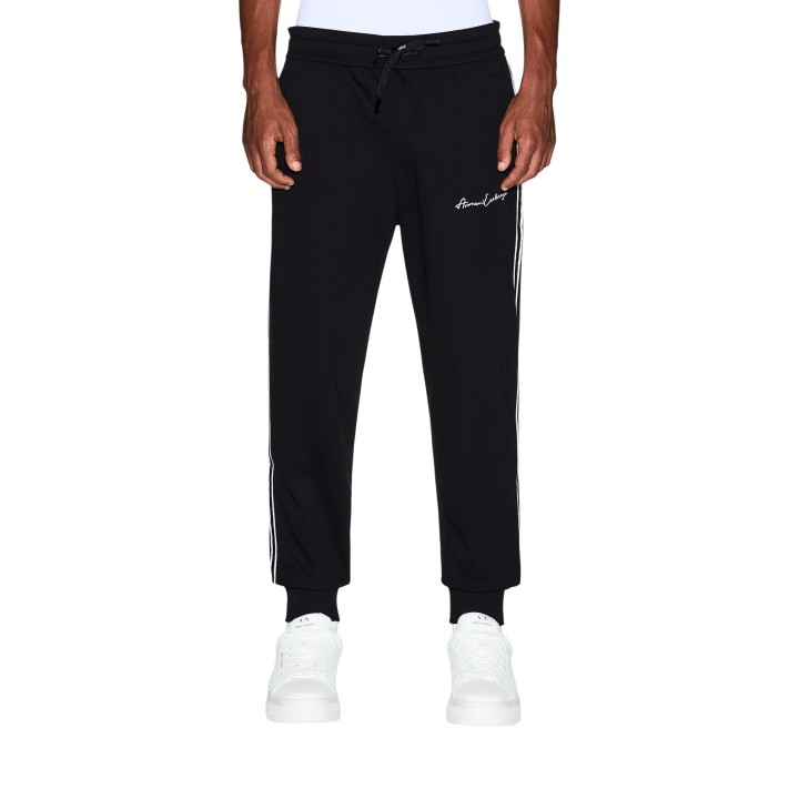 Pantalón negro de hombre Armani Exchange 8NZPSG Z9N1Z vista frontal
