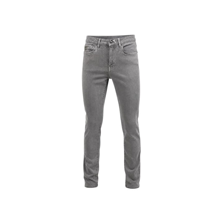 Armani Exchange vaqueros de hombre beige de algodón vista frontal en detalle