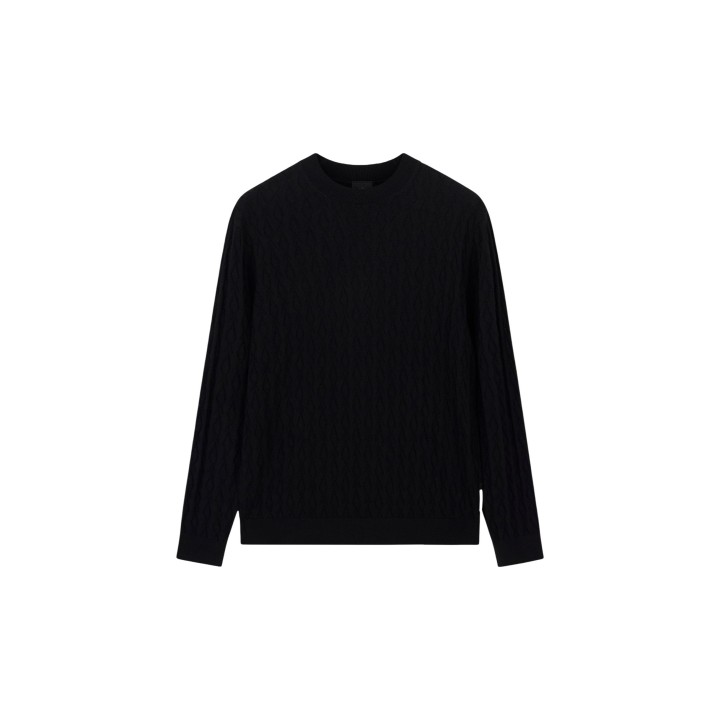 Armani Exchange jersey negro de hombre XM000878 AF11982 en vista frontal
