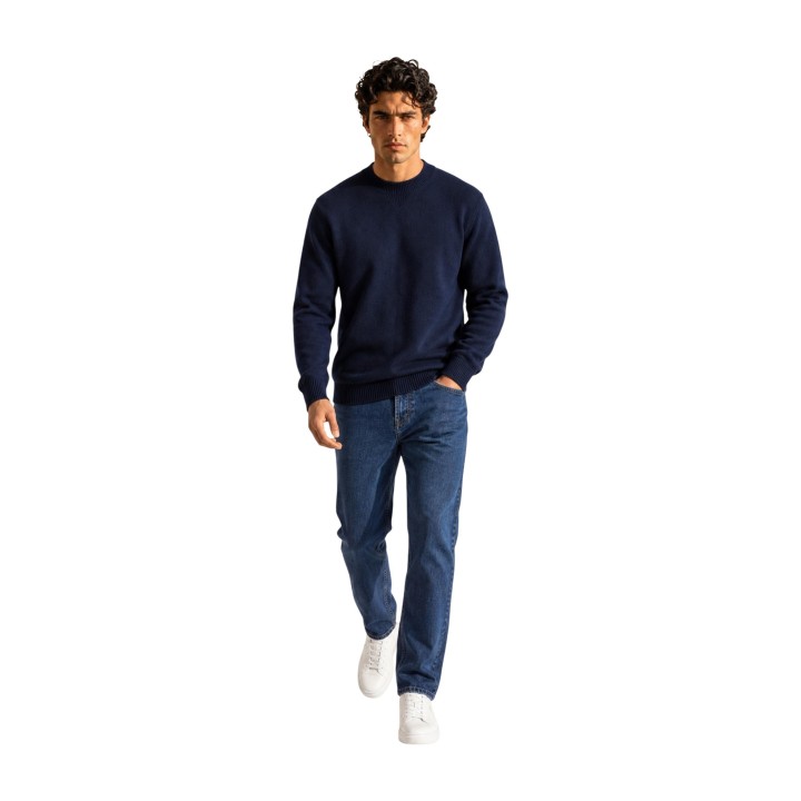 Armani Exchange jersey azul de hombre XM001916 AF14008 vista frontal completa