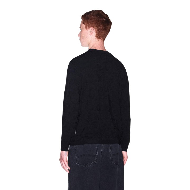 Armani Exchange jersey negro de hombre XM002986 AF10454 vista posterior