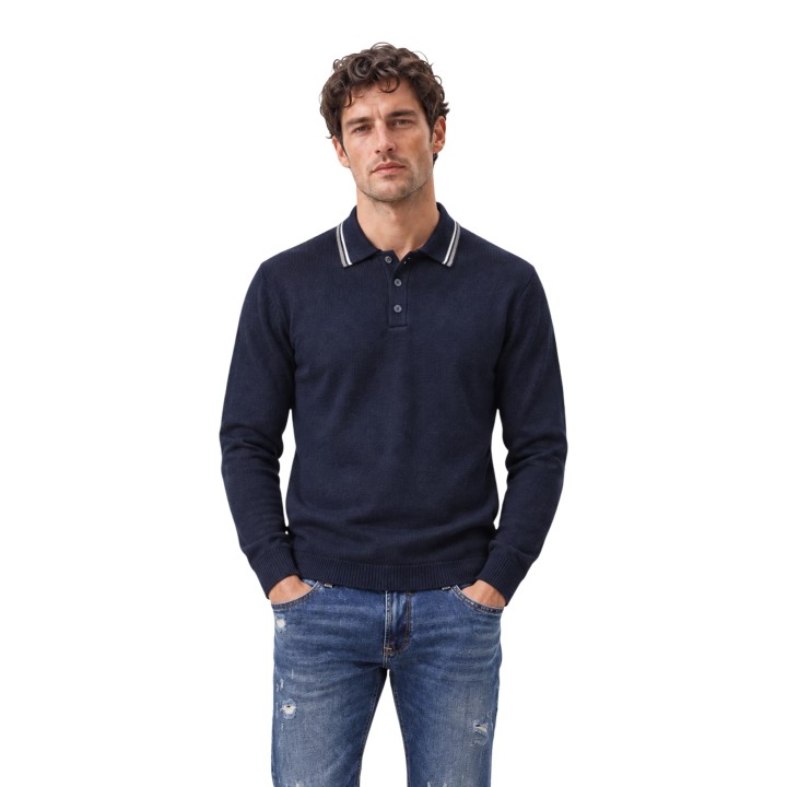 Armani Exchange jersey azul de hombre XM002996 AF13776 en vista frontal