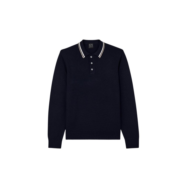 Armani Exchange jersey azul de hombre XM002996 AF13776 en vista frontal