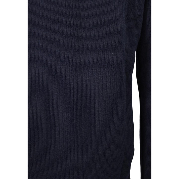 Detalle del tejido de jersey azul Armani Exchange XM002996 AF13776