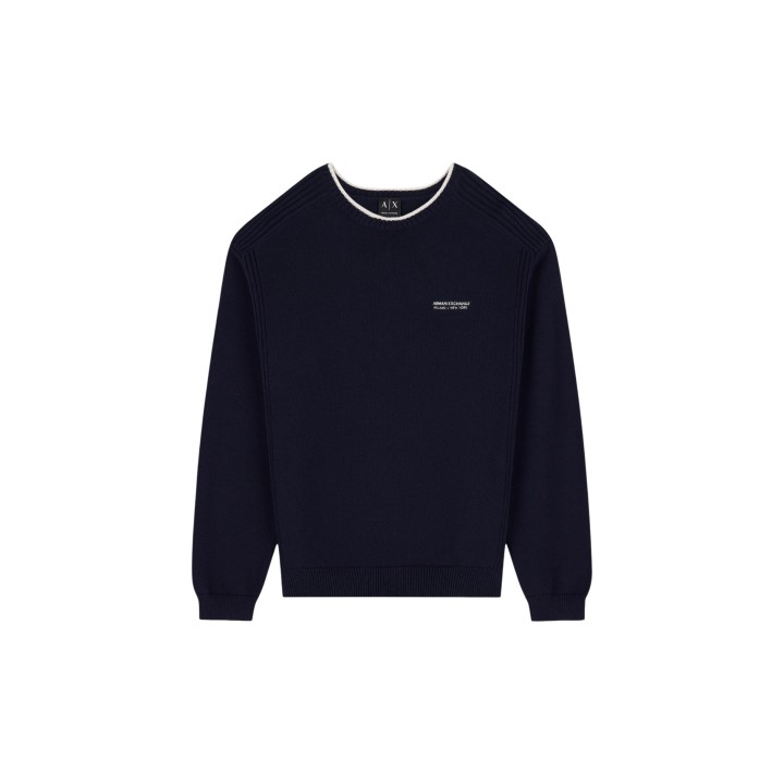 Armani Exchange jersey azul de hombre XM003009 AF28775 vista frontal