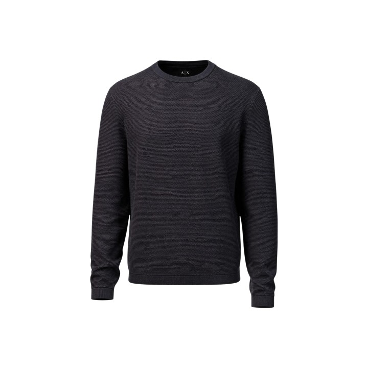 Armani Exchange jersey negro de hombre XM003012 AF26379 vista frontal