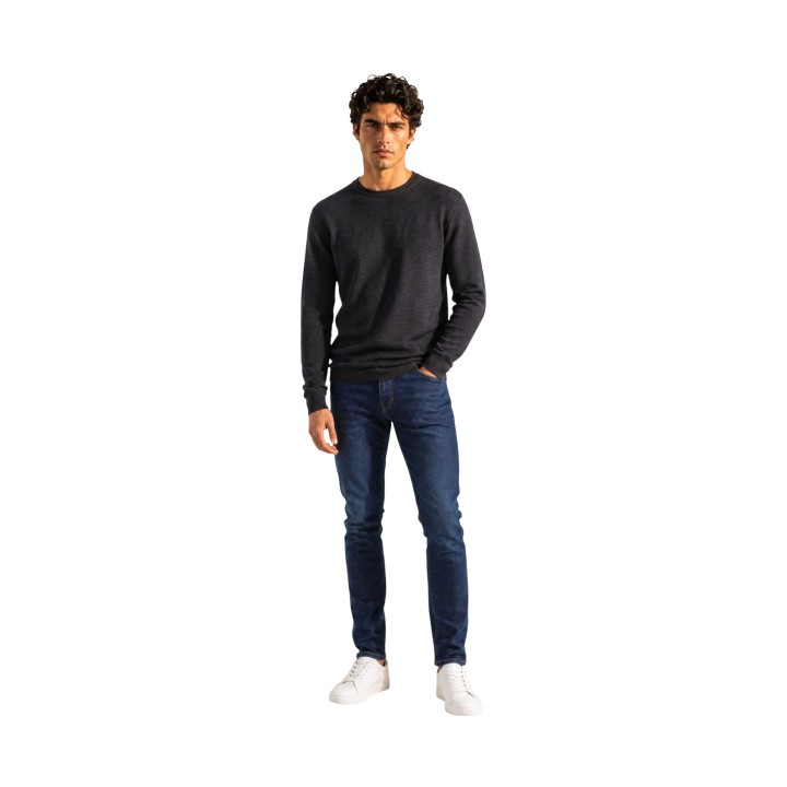 Armani Exchange jersey negro de hombre XM003012 AF26379 vista frontal completa
