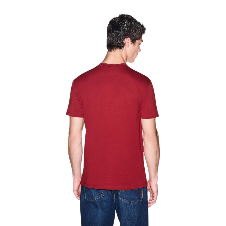 Camiseta Armani Exchange roja de hombre XM003044 AF21323 vista posterior