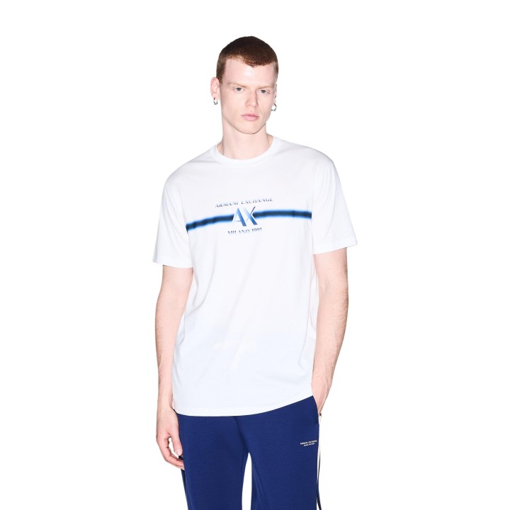 Camiseta blanca de hombre Armani Exchange XM003103 AF10356 vista frontal