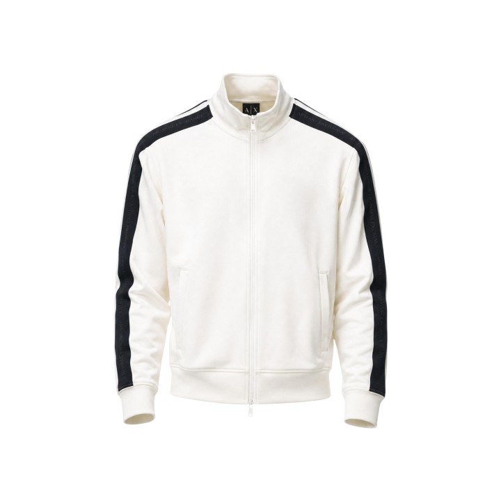 Sudadera blanca Armani Exchange de hombre XM003144 AF13047 vista frontal