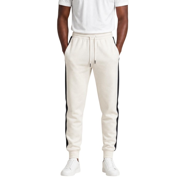 Armani Exchange pantalón deportivo de hombre blanco vista frontal