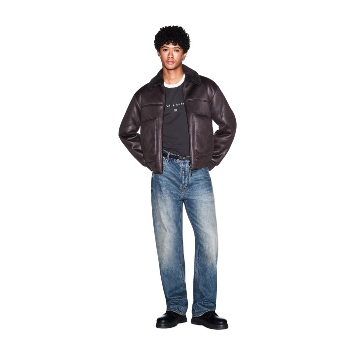 Armani Exchange chaqueta marrón de hombre XM003323 AF28562 vista tres cuartos