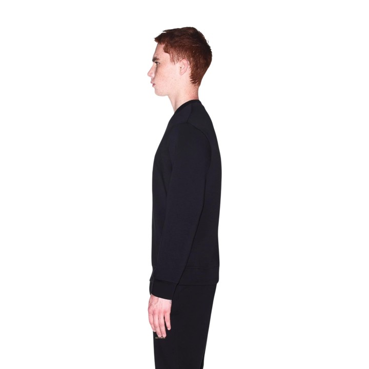 Sudadera negra de hombre Armani Exchange XM003551 AF20150 vista lateral