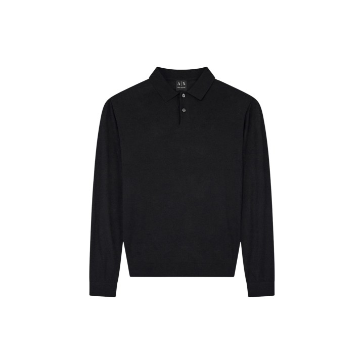 Armani Exchange jersey negro de hombre XM003569 AF28778 en vista frontal