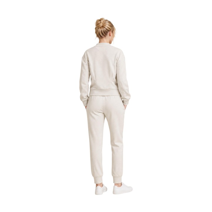 Sudadera beige Armani Exchange de mujer vista posterior