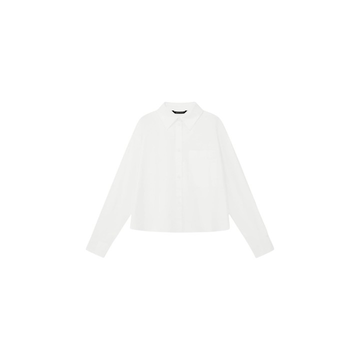 Armani Exchange camisa blanca de mujer XW002700 AF25758 vista frontal