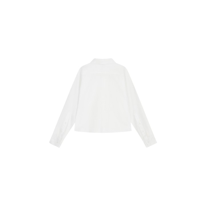 Armani Exchange camisa blanca de mujer XW002700 AF25758 vista posterior