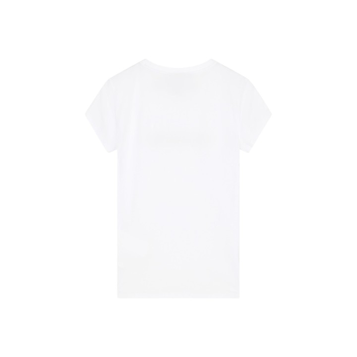 Camiseta blanca de mujer Armani Exchange XW002811 AF16294 vista posterior