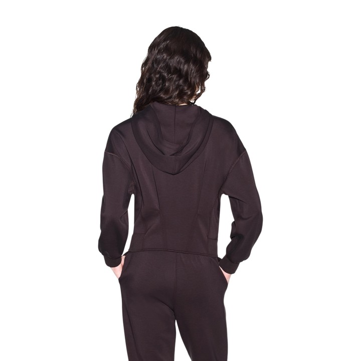 Sudadera marrón Armani Exchange para mujer vista posterior