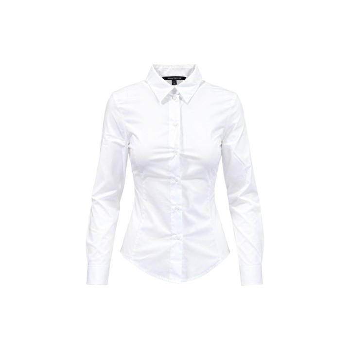 Armani Exchange camisa blanca de mujer XW002976 AF26426 vista frontal