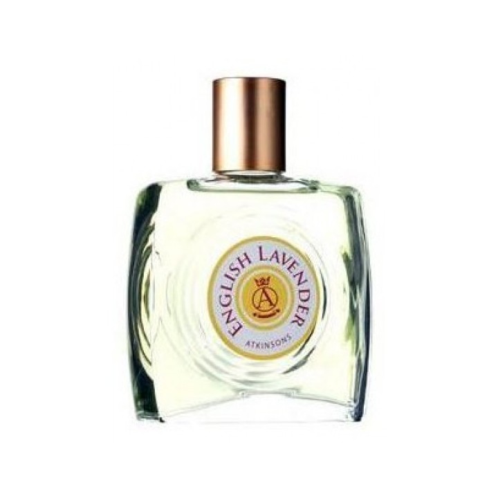 Perfume Atkinson English Lavender unisex en botella transparente vista frontal