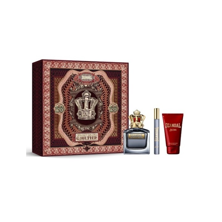 Estuche de perfume Scandal Gaultier para mujer caja roja vista frontal