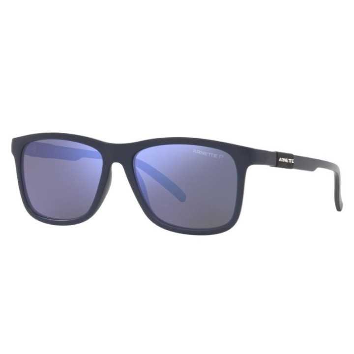 Gafas de sol azules de acetato para hombre Arnette vista lateral