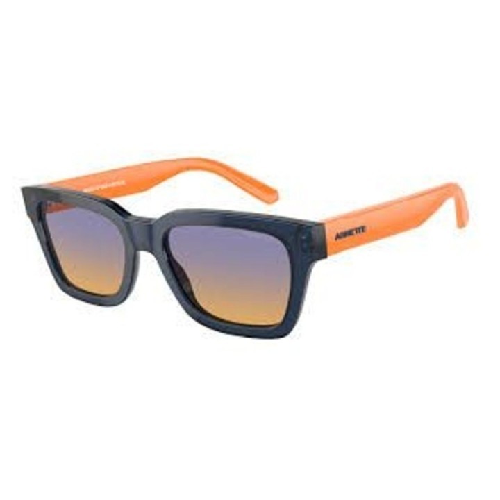 Gafas de sol unisex Arnette de resina color naranja polarizadas vista lateral
