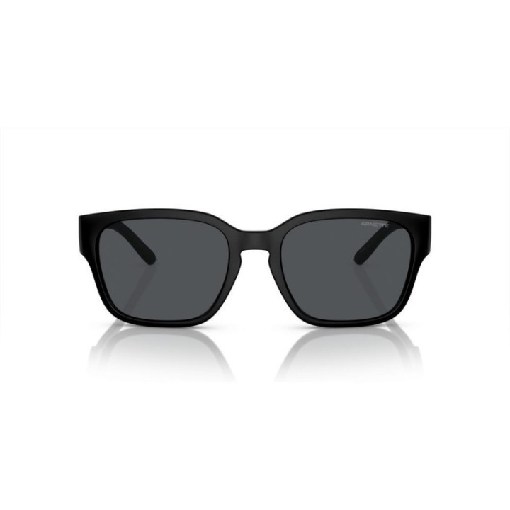 Gafas de sol Arnette unisex negras de resina vista frontal