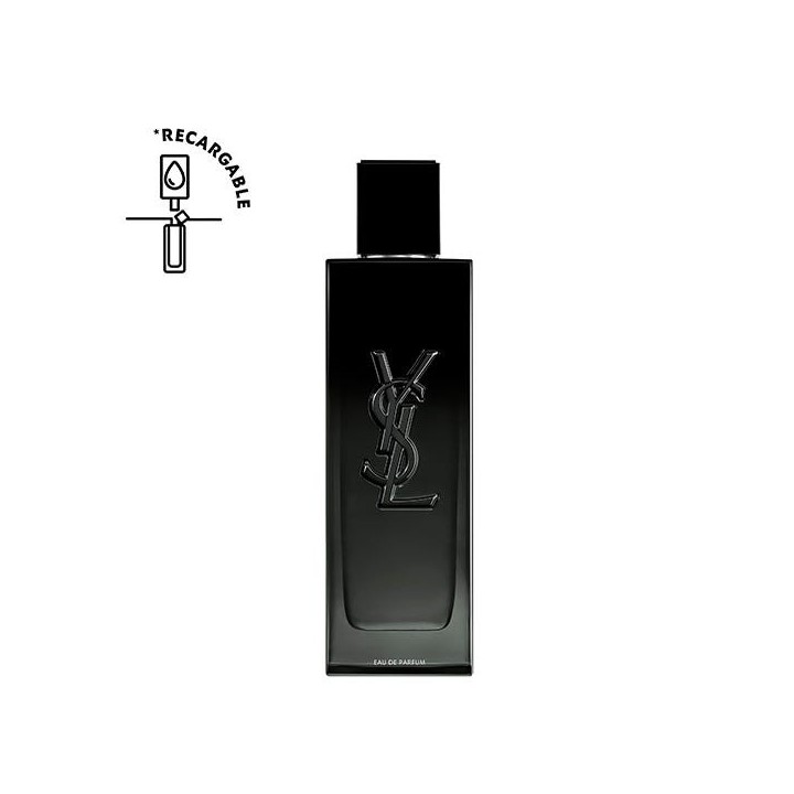 Perfume YSL Myself eau de parfum 150 ml recargable negro vista frontal
