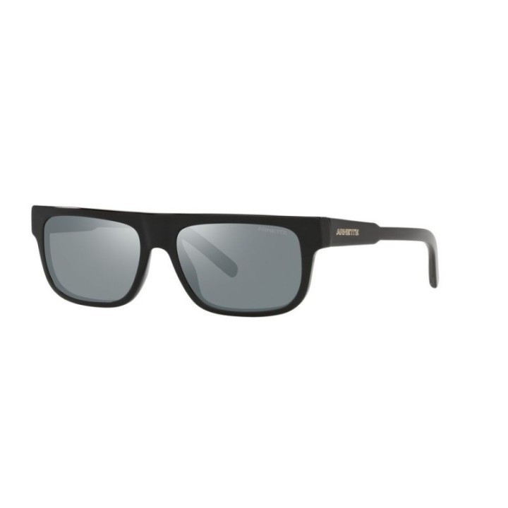 Gafas de sol de acetato negras para hombre Arnette vista lateral