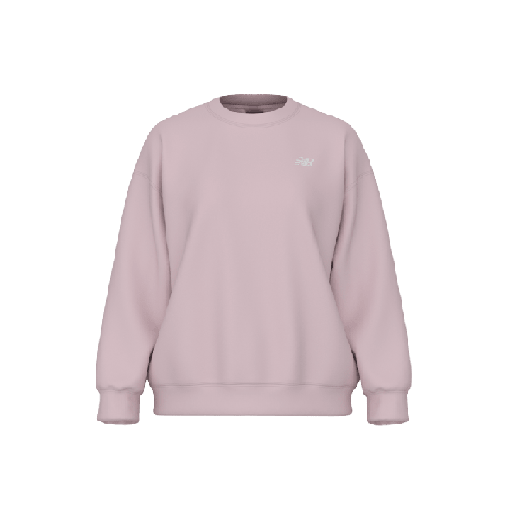 Sudadera New Balance Sport Essentials French Terry Rosa
