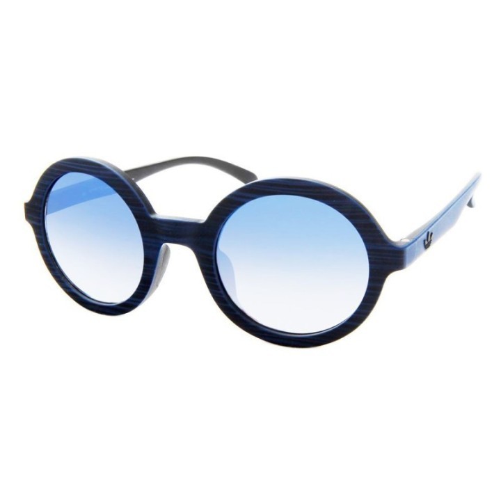 Gafas de sol de plastico azules para mujer Adidas vista diagonal