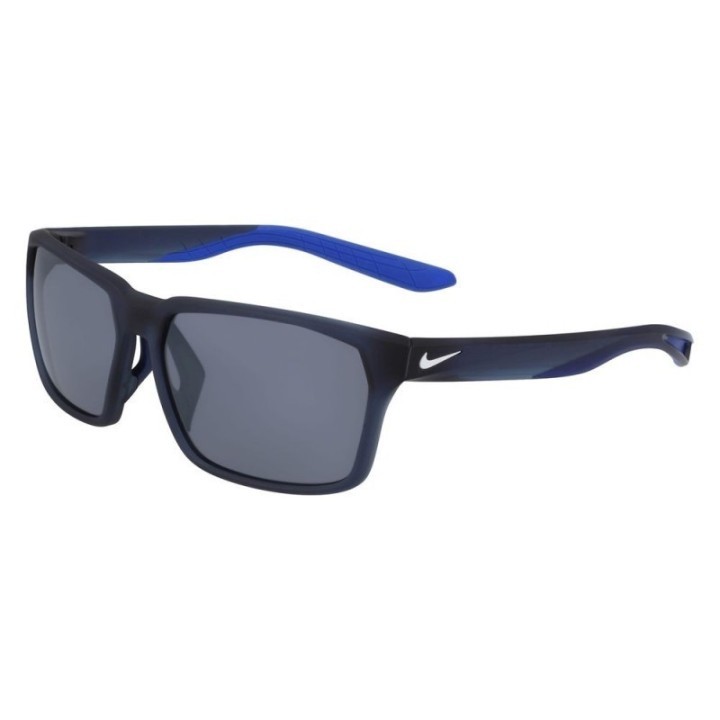 Gafas de sol polarizadas azules para hombre Nike vista lateral