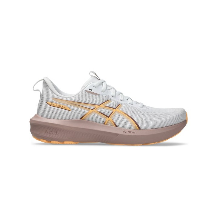 Zapatillas Asics GT - 1000 14 WHITE/RUBBLE RED