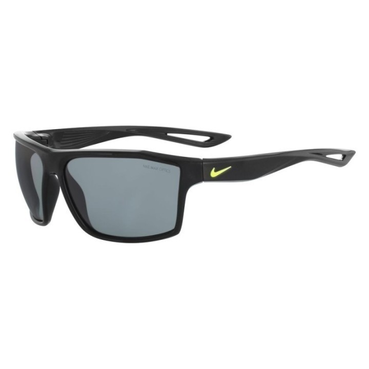 Gafas de sol polarizadas negras para hombre Nike vista lateral