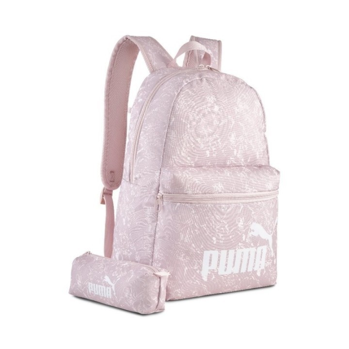 Mochila Puma PHASE AOP Set AW25 rosa
